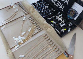 Suspeito é detido por roubo de joias no valor R$ 100 mil em shopping