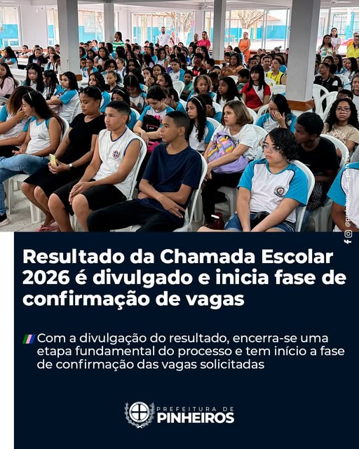 Resultado da Chamada Escolar 2026 é divulgado e inicia fase de ...