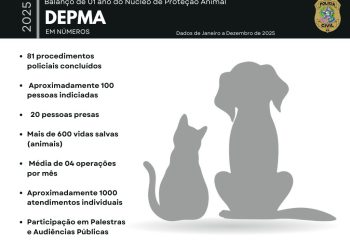 Polícia Civil divulga balanço de um ano de ações do Núcleo de Proteção Animal
