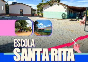 Escola Santa Rita será a primeira de sete unidades reformadas a ser entregue à comunidade
