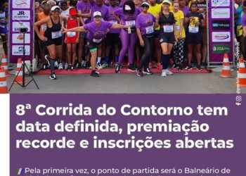 8ª Corrida do Contorno tem data definida, premiação recorde e inscrições abertas