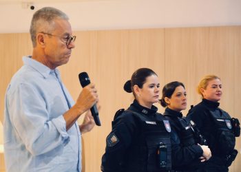 Escola São Domingos promove treinamento sobre o uso seguro de bicicletas elétricas com apoio da Guarda Municipal, DETRAN e vereador