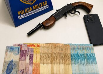 POLICIAIS DO 11º BPM APREENDEM ARMA DE FOGO DURANTE ATENDIMENTO A OCORRÊNCIA NA ZONA RURAL DE BARRA DE SÃO FRANCISCO