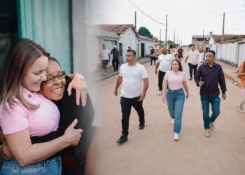 Manu visita obras de drenagem e pavimentação no bairro Camata, em Pedro Canário Manu visita obras de drenagem e pavimentação no bairro Camata, em Pedro Canário