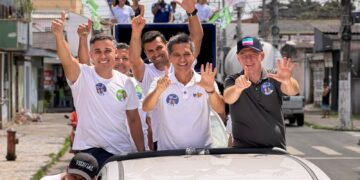 Serra recebe carreata de Ricardo Ferraço com forte carinho da população