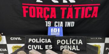 Suspeito é preso com mais de 3 kg de maconha em Montanha